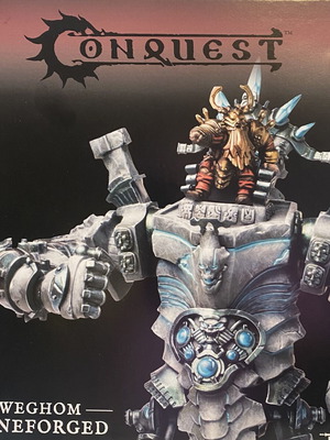 Conquest Stoneforged Dweghom figure