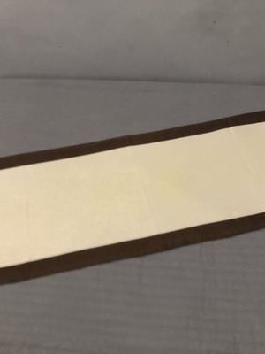Table runner used beige-brown