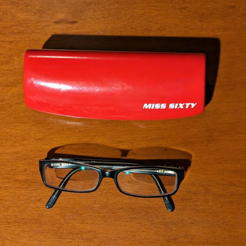 Ray Ban prescription glasses used with Miss Sixty case