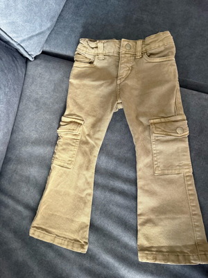 Mayoral cargo khaki bell-bottom pants new for 2-year-old girl