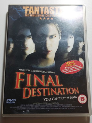 Final Destination DVD като нов, регион 2 Pal, субтитри