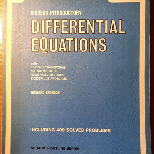 Schaum's Differential Equations used, in English