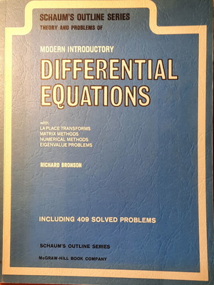 Schaum's Differential Equations used, in English