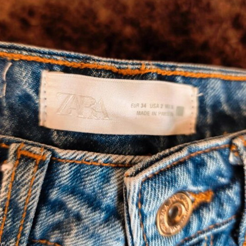 Zara Mom Fit Jeans XS EU 34 like new, blue high waist