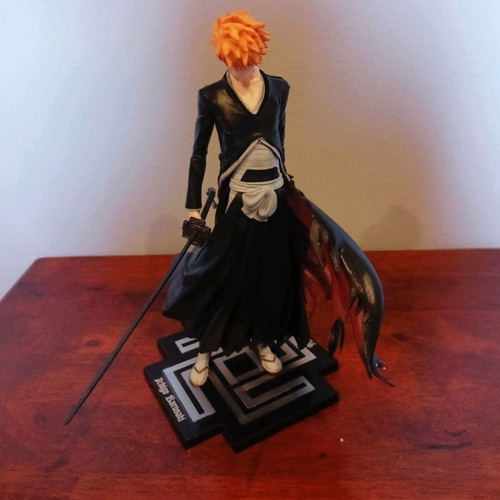 Ichigo Kurosaki Bankai figure new, Bleach 23 cm