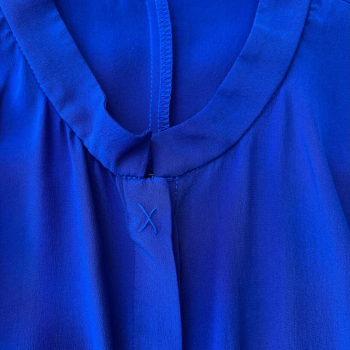 Cacharel silk dress like new, blue, size S