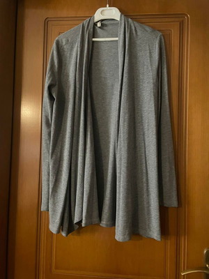 Ζακέτα γκρι μεταχειρισμένη, μέγεθος L