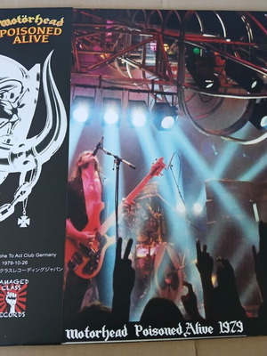 Motörhead Poisoned Alive 1979 LP βινύλιο με gatefold εξώφυλλο