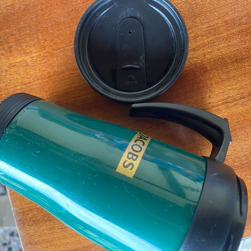 Jacobs thermos like new for hot and cold drinks
