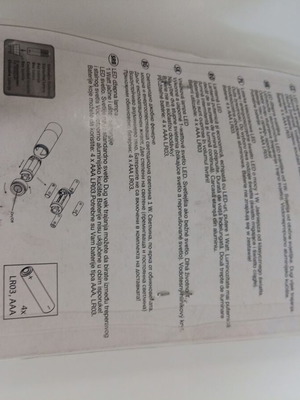 Led flashlight new, unused