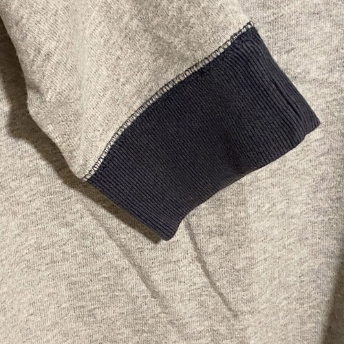 Abercrombie & Fitch hoodie like new, cotton, gray and blue, size L