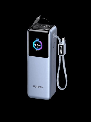 UGREEN Nexode power bank 25000mAh 200W με αναδιπλούμενο καλώδιο και 4 θύρες