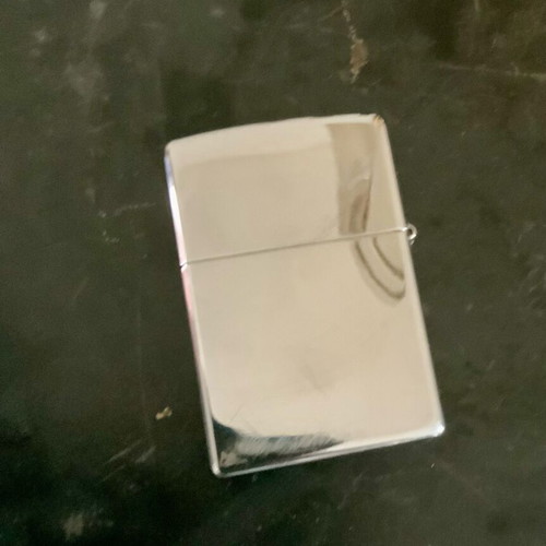 Zippo High Polished Chrome lighter used with original box