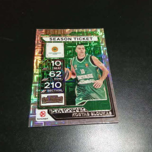Kostas Sloukas Panathinaikos BC 2025-26 Panini Contenders EuroLeague card like new