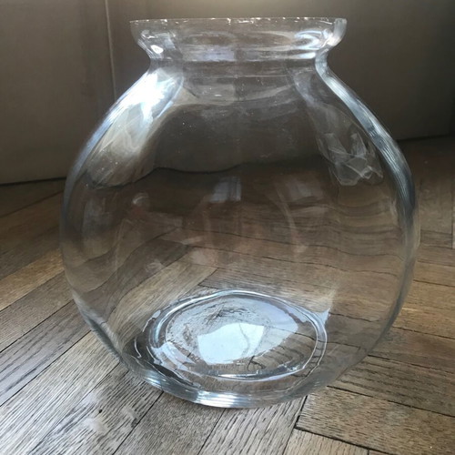 Glass vase retro vintage like new