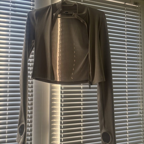 Grey sweater new, tight and sporty, size XS