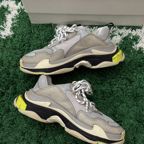 Balenciaga Triple S sneakers used, size 45, grey
