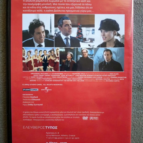 Love Actually DVD like new