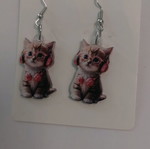 Cat earrings new
