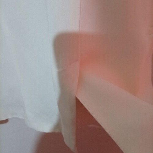Zara Basic modern long sleeveless jacket with shoulder pads, off-white