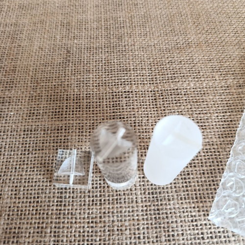 Jewelry display stands set of 3, plexiglass like new