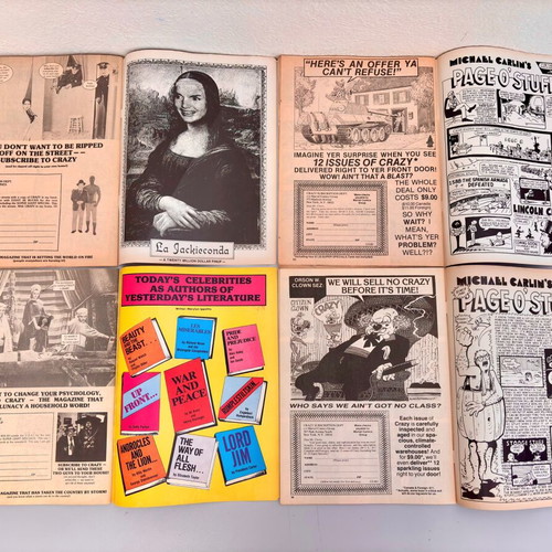 Crazy Magazine US collection used, 7 pieces