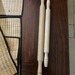 Beech wood rolling pins, set of 2
