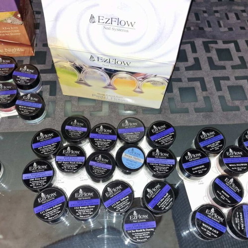 Acrylic powders like new for building and nail art