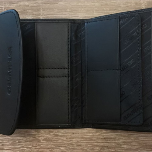Vintage Olympus Camedia leather memory card case like new