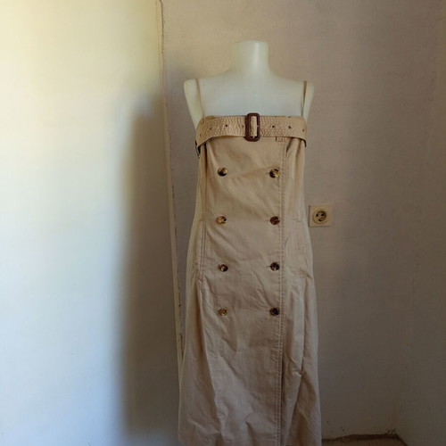 Burberry belted trench dress like new, size UK 12, beige