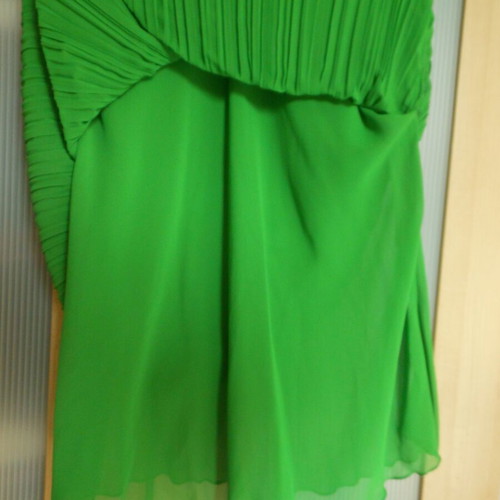 Green Pleated Cocktail Dress Rubens Alves