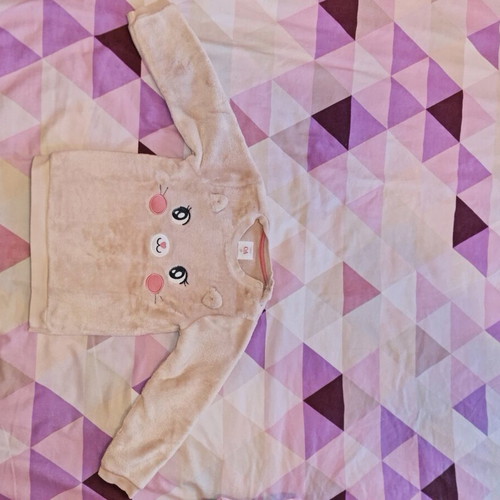 Velour shirt C&A 3 years 98cm beige like new