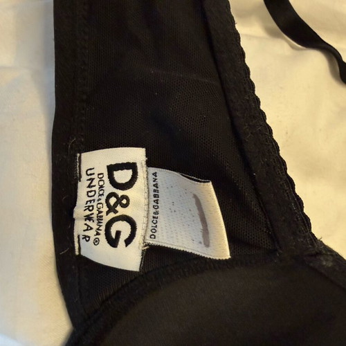 Dolce & Gabbana satin black bra used, size 70B