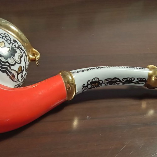Ceramic souvenir pipe used from Kiev Ukraine