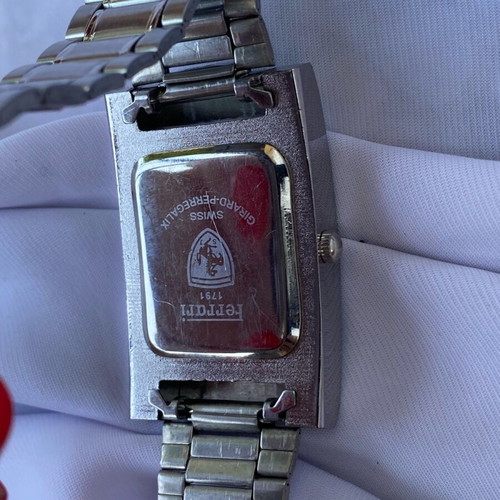 Ferrari women's silver wristwatch with stones, like new