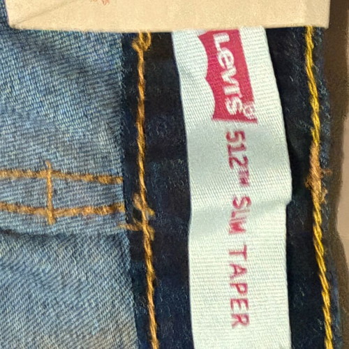 Levi’s 512 Slim Taper for 16 years old new, dark blue