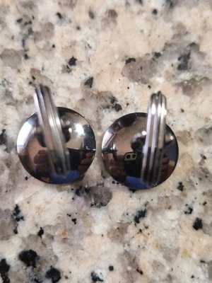 Lanvin cufflinks like new, silver minimal
