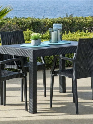 DIAFANO Lux Maxim 5-piece garden dining set