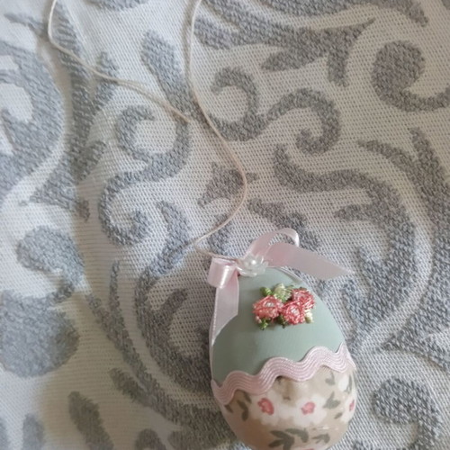 Mini turquoise decorative Easter egg 5cm like new