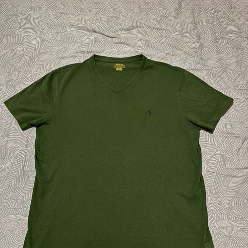 Polo Ralph Lauren V-Neck T-Shirt, dark green, Medium