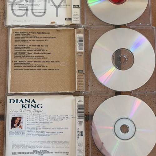Diana King CD singles like new, Shy Guy, Ain’t Nobody, I Say a Little Prayer