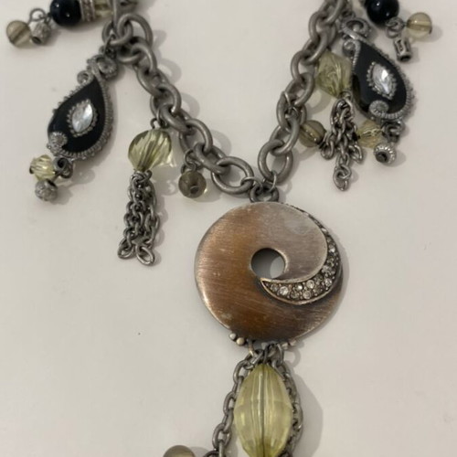 Handmade necklace with pendants like new