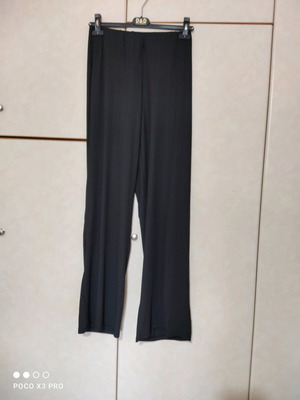 Pink Woman women's fabric pants size M unused, black