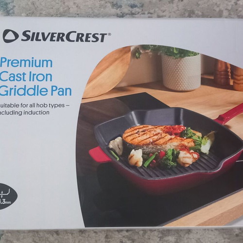 Cast iron grill pan new