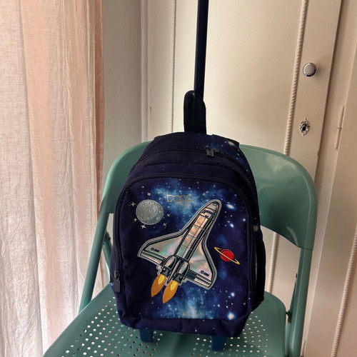 Polo trolley backpack for kindergarten used, space design