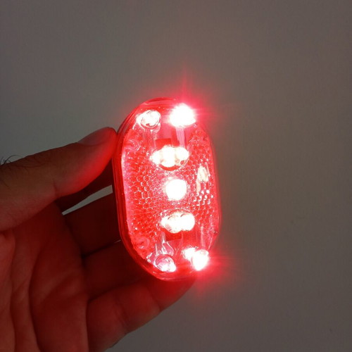 Bicycle light used, functional with batteries included