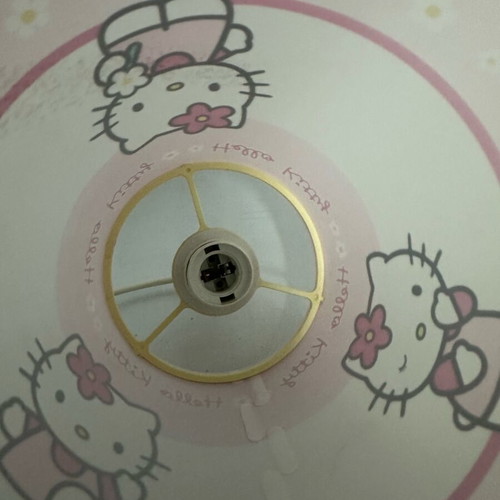 Hello Kitty ceiling light like new for children