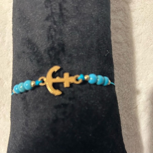 Boho Style Handmade Bracelets Set of 6 with Turquoise and Evil Eye
