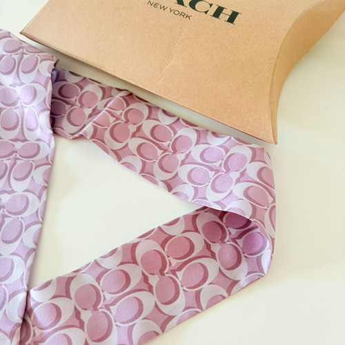 Coach silk scarf new with tag