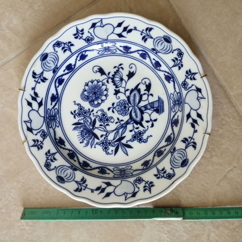 Vintage Zwiebelmuster Blue Onion Decorative Plate like new